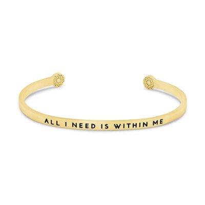 All I Need is Within Me - Gold