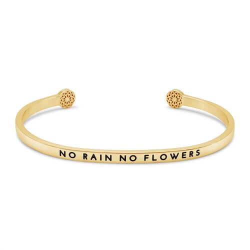 No Rain No Flowers - Gold