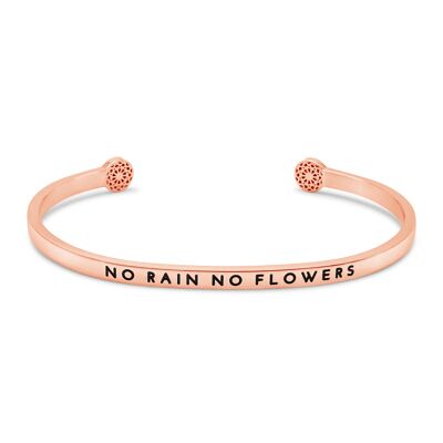 No Rain No Flowers - rose gold