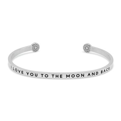 I love you to the moon and back - silver