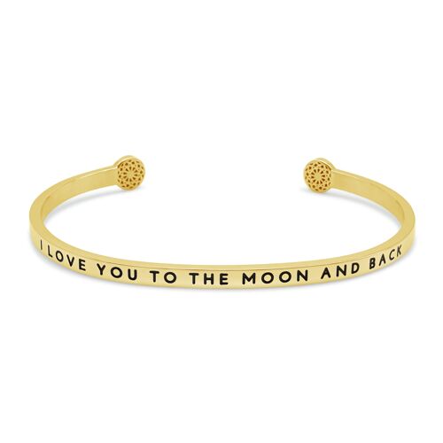 I love you to the moon and back - Gold
