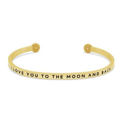 I love you to the moon and back - Gold