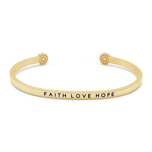 Faith Love Hope - Gold