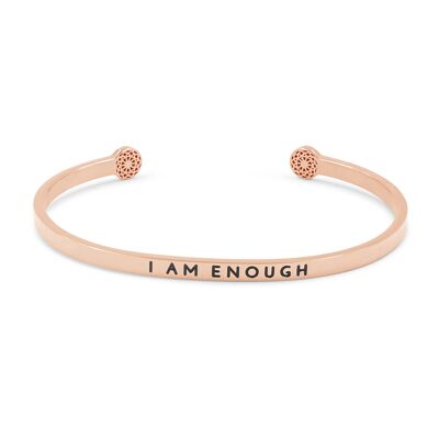 I Am Enough - rose gold