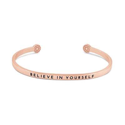 Believe in Yourself - rose gold