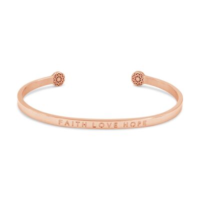 Faith Love Hope - Blind - Rose Gold