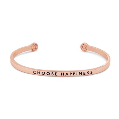 Choose Happiness - rose gold