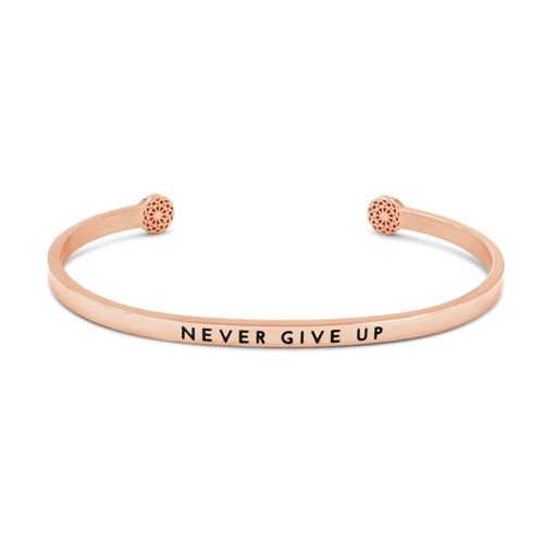 Never Give Up - Roségold