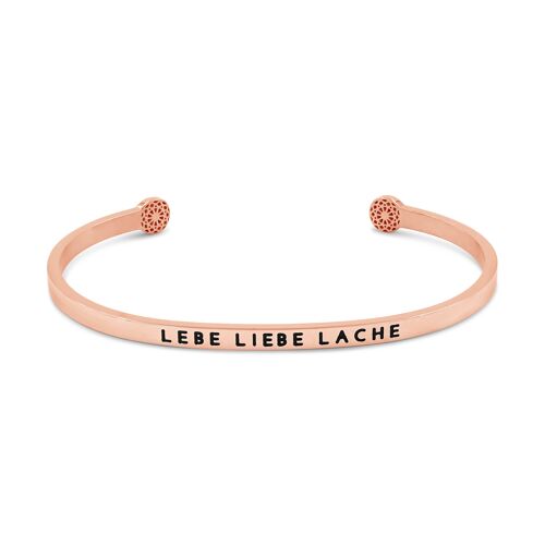 Lebe Liebe Lache - Rosé Gold