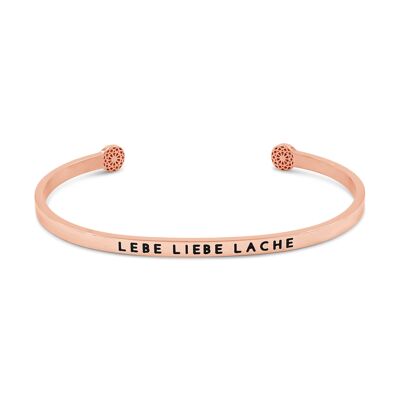 Lebe Liebe Lache - Rosé Gold
