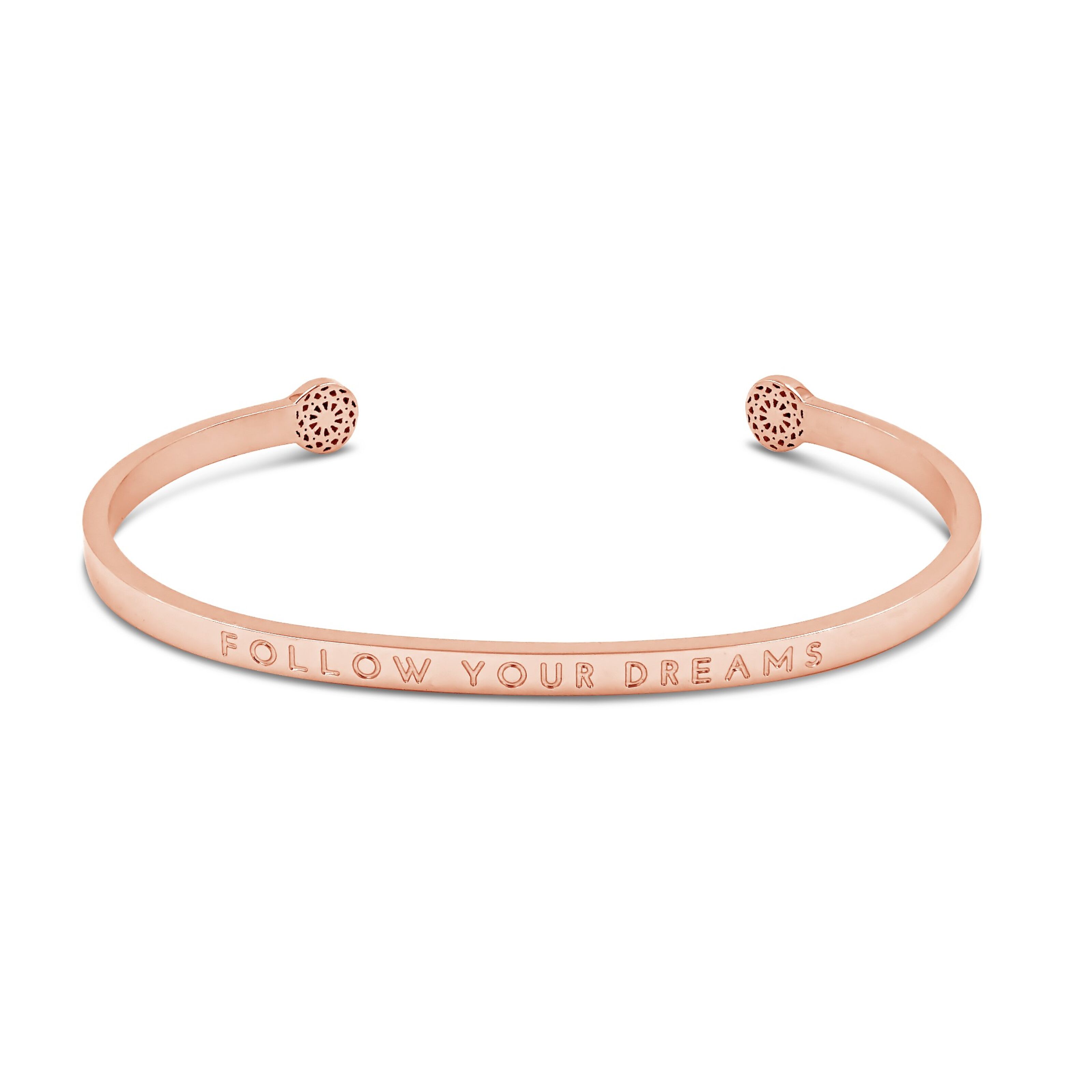 Follow Your Dreams Copper Cuff Bracelet