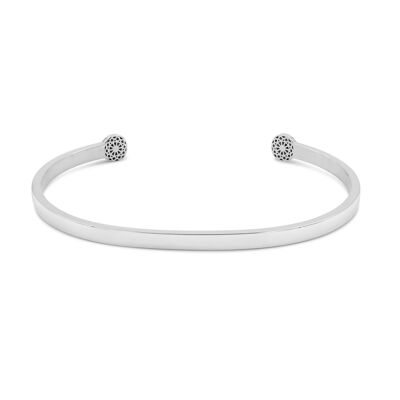 Bangle without engraving - silver