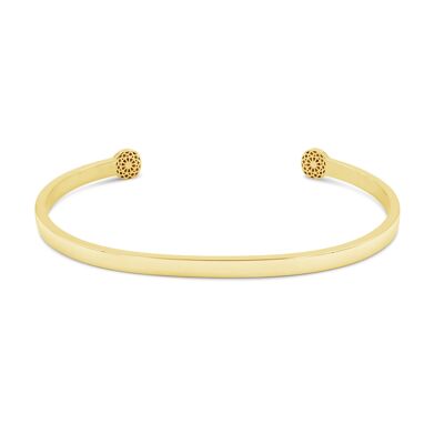 Bangle without engraving - gold