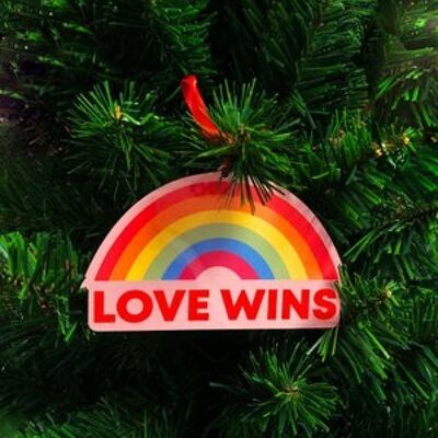 Love Wins Christmas Ornaments