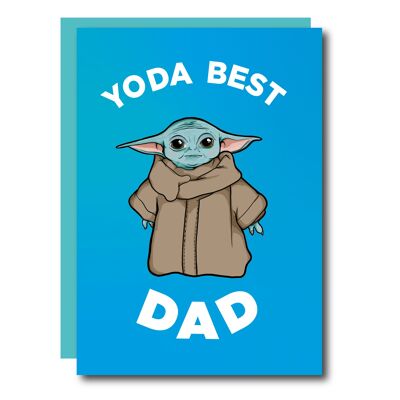 Carte du meilleur papa de Yoda