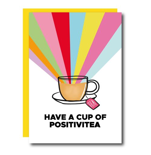 Cup Of Positivitea Card