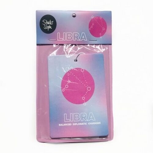 Libra Zodiac Astrology Air Freshener