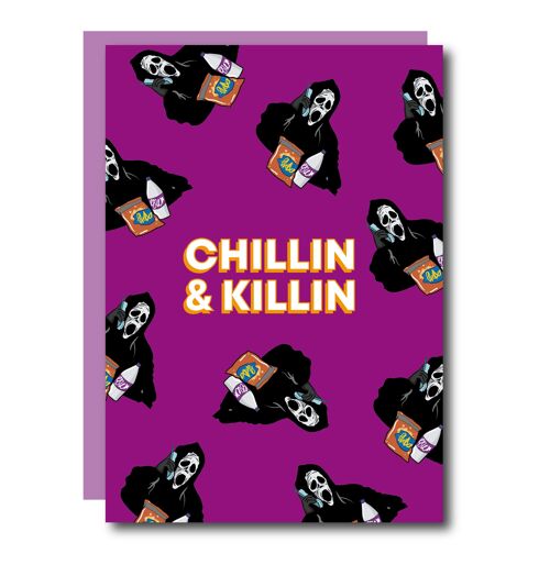 Chillin & Killin Halloween Card