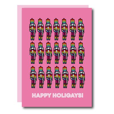 ¡Felices Holigays! Tarjeta de Navidad