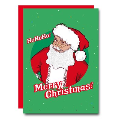 ¡Ho Ho Ho! ¡Feliz Navidad! tarjeta