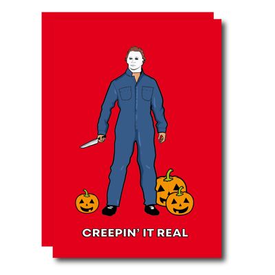 Carte d'Halloween Creepin' It Real