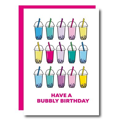 Bubbly Birthday Card