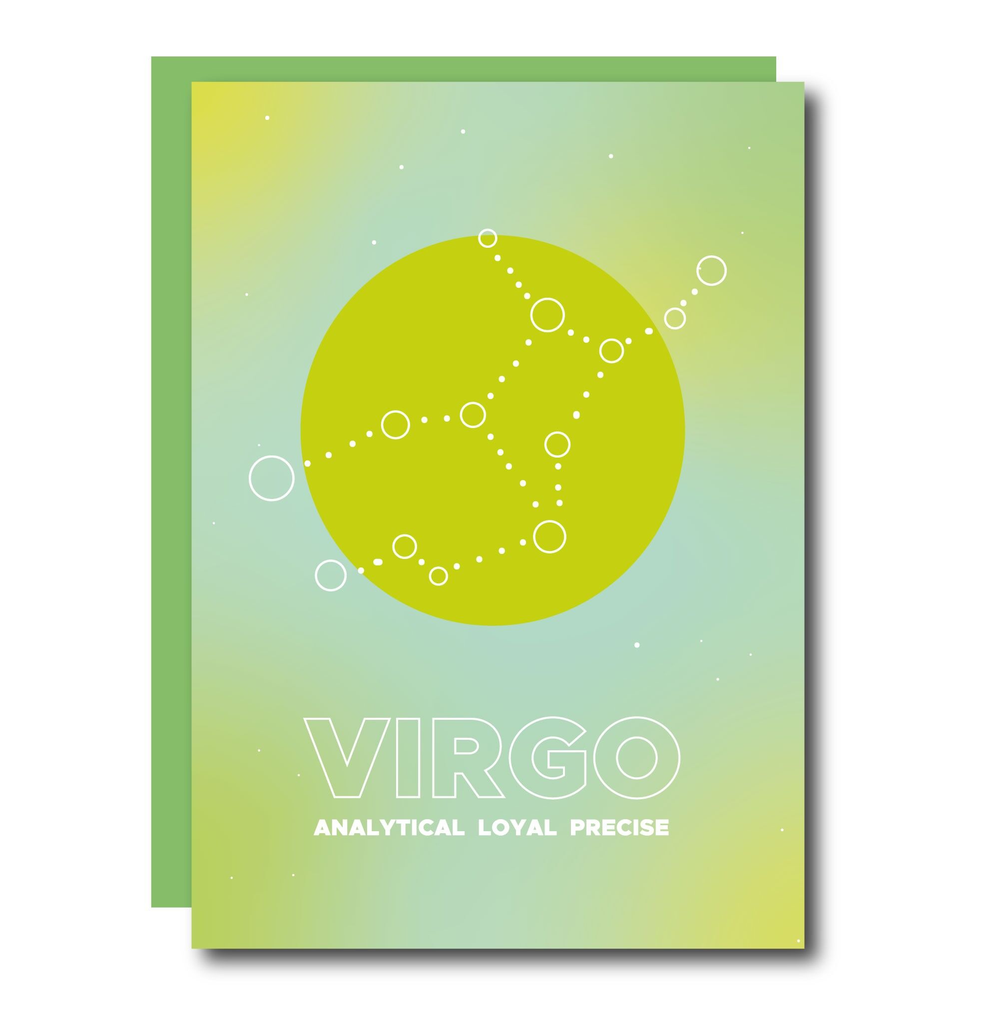 Biglietto di auguri zodiaco Vergine