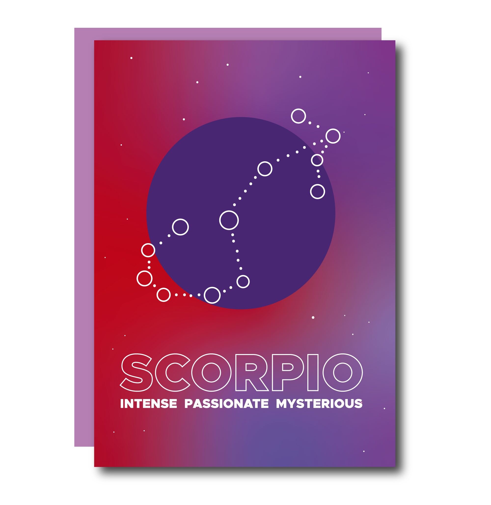 Biglietto d'auguri zodiaco Scorpione