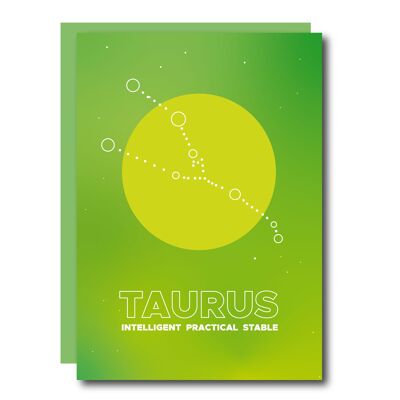 Tarjeta de felicitación Tauro