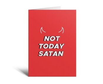 Pas aujourd'hui Satan Card 2