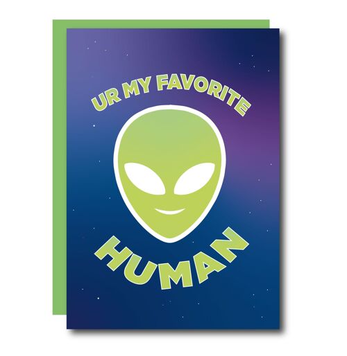 Favorite Human Card