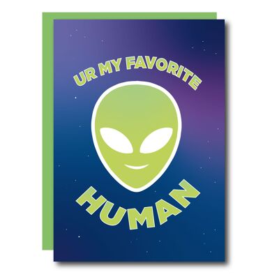 Favorite Human Card