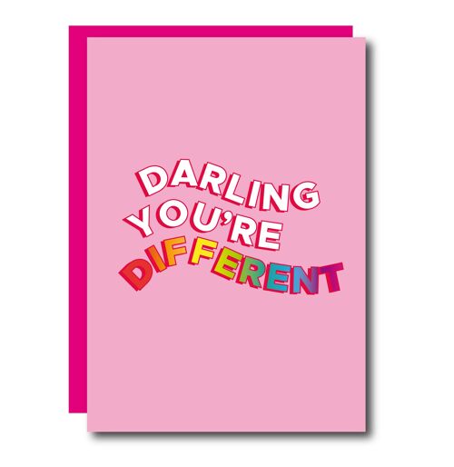 Darling You're Different Card