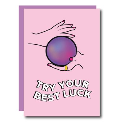 Prueba tu tarjeta de la mejor suerte