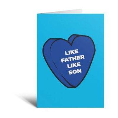 Like Father Like Son Card