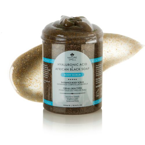 African Black Soap & Hyaluronic Acid Body Scrub