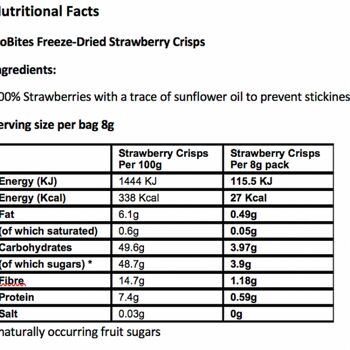 Chips aux fraises lyophilisées LioBites - Boîte de 15 paquets 4