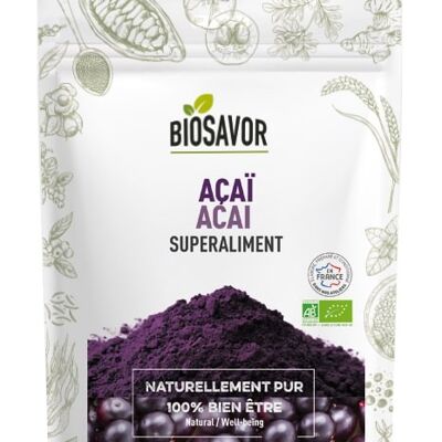 Bio-Acai-Pulver - 100g - Nahrungsergänzungsmittel