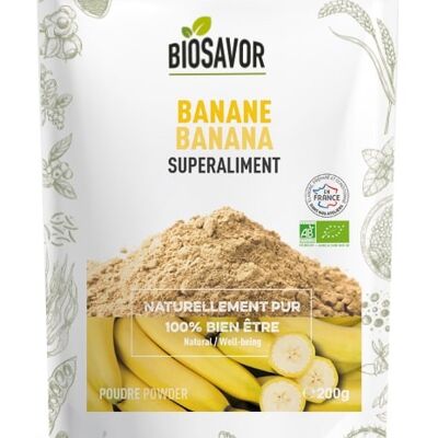 Plátano en polvo - 200g - Complemento alimenticio