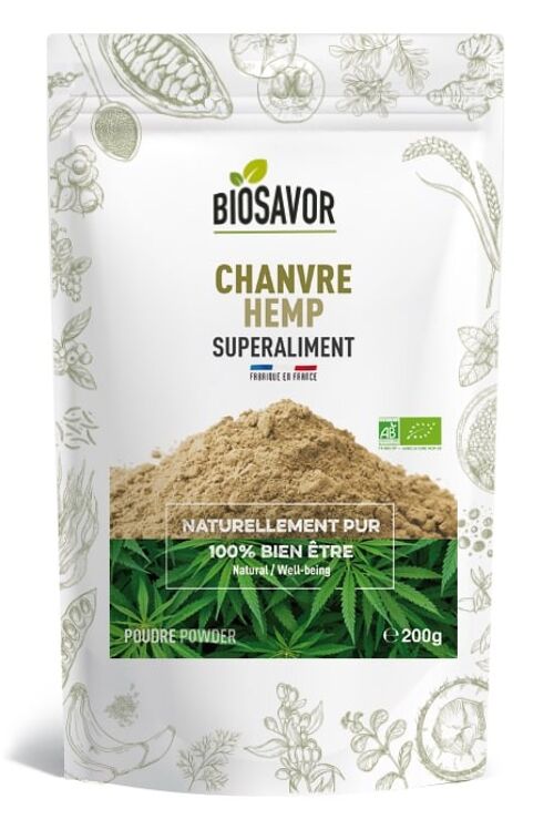 Chanvre en poudre - 200g - Complément Alimentaire