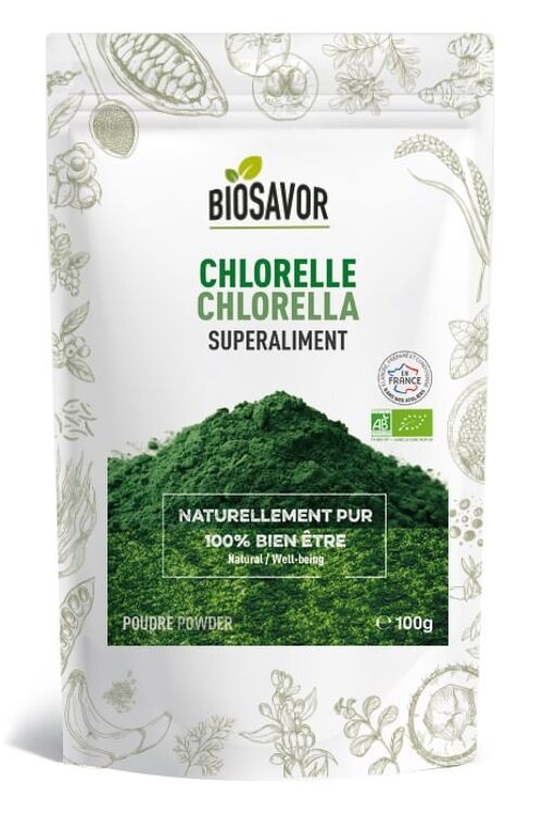 Chlorelle poudre - 100g - Complément Alimentaire