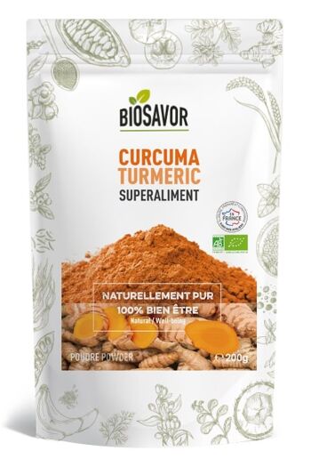 Curcuma en poudre - 200g - Complément Alimentaire 1