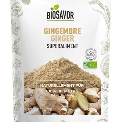 Ginger powder - 200g - Food Supplement