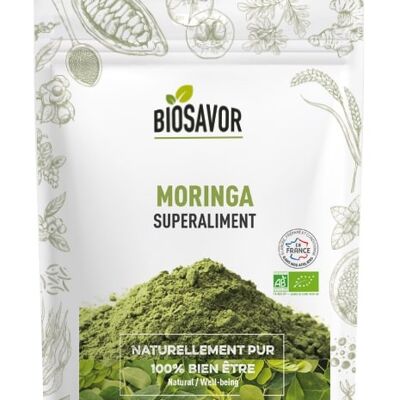 Moringa-Pulver - 200g - Nahrungsergänzungsmittel