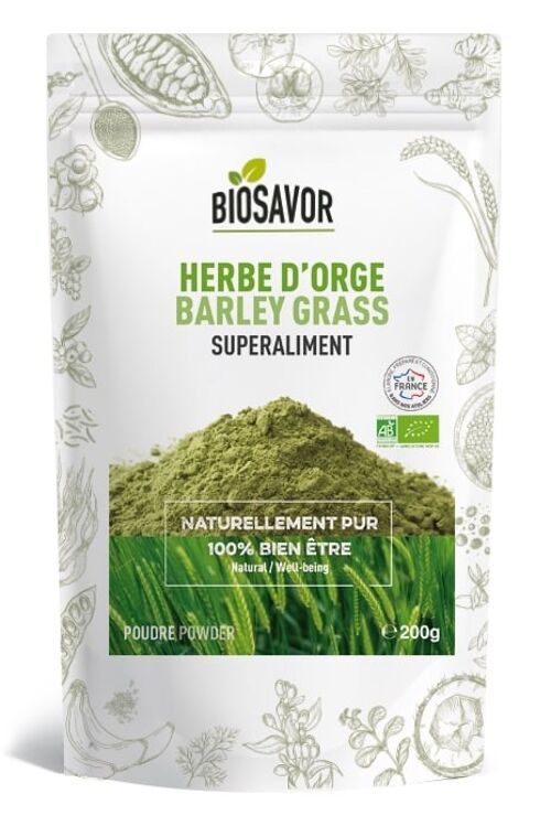 Herbe d’Orge en poudre - 200g - Complément Alimentaire