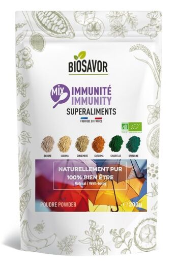 Mix Immunité en poudre - 200g - Complément Alimentaire 1