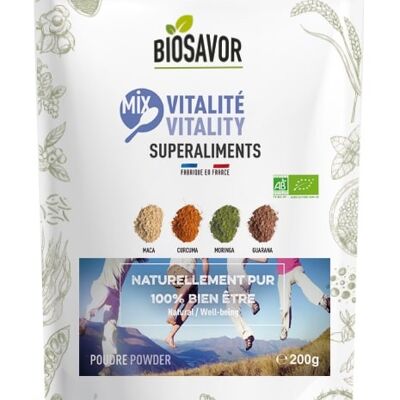 Mix Vitalité en poudre - 200g - Complément Alimentaire