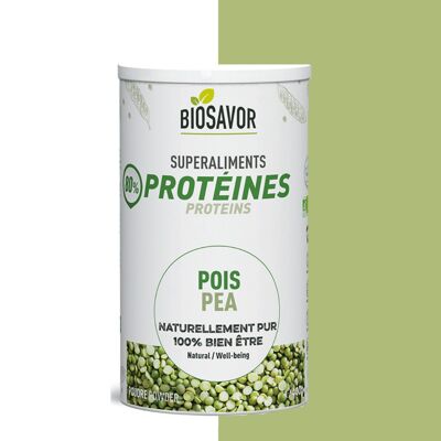 Erbsenproteinpulver - 400g - Nahrungsergänzungsmittel