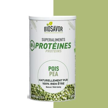 Protéines de Pois en poudre - 400g - Complément Alimentaire 1