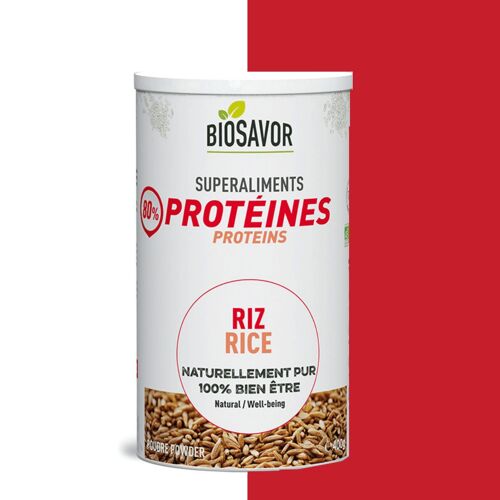 Protéines de Riz en poudre - 400g - Complément Alimentaire